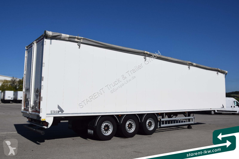 نصف مقطورة Stas 10mm 91m³ 2 x Liftachsen SAF...