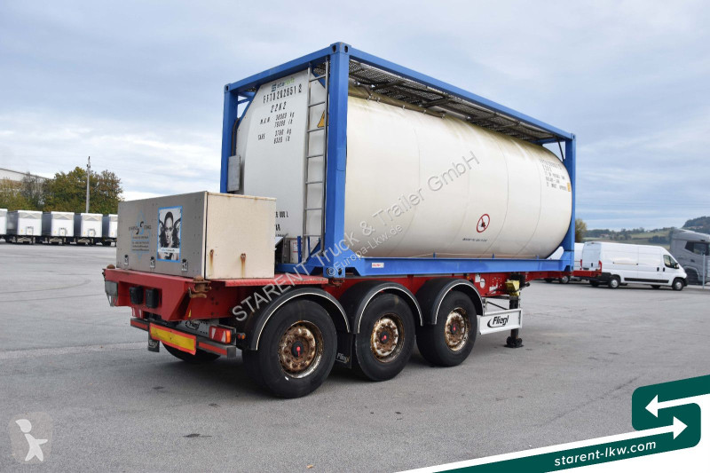 نصف مقطورة Fliegl Containerchassis light +...