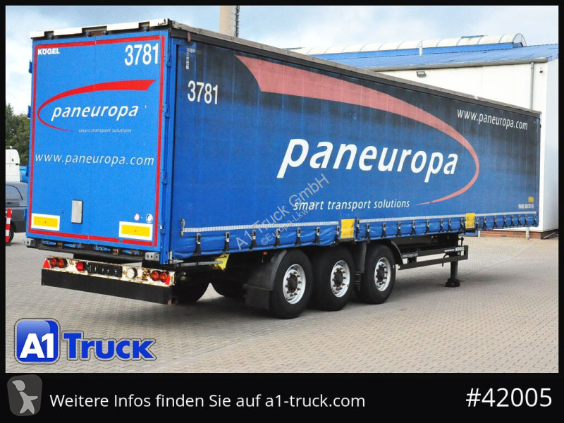 Félpótkocsi Kögel S 24 Tautliner, Code XL, BPW,...