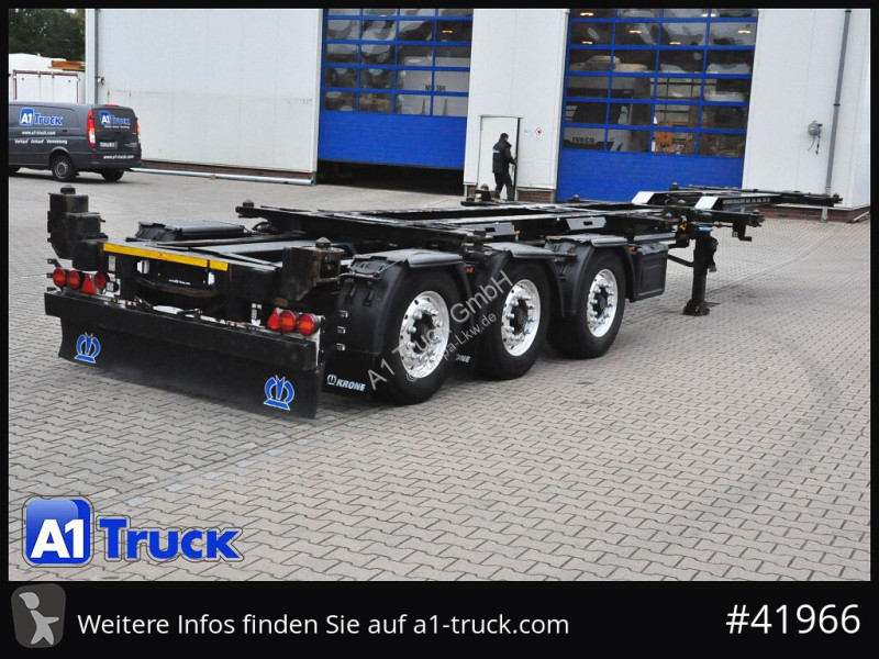 Oplegger Krone eLTU6,  Schlitten, Front und...