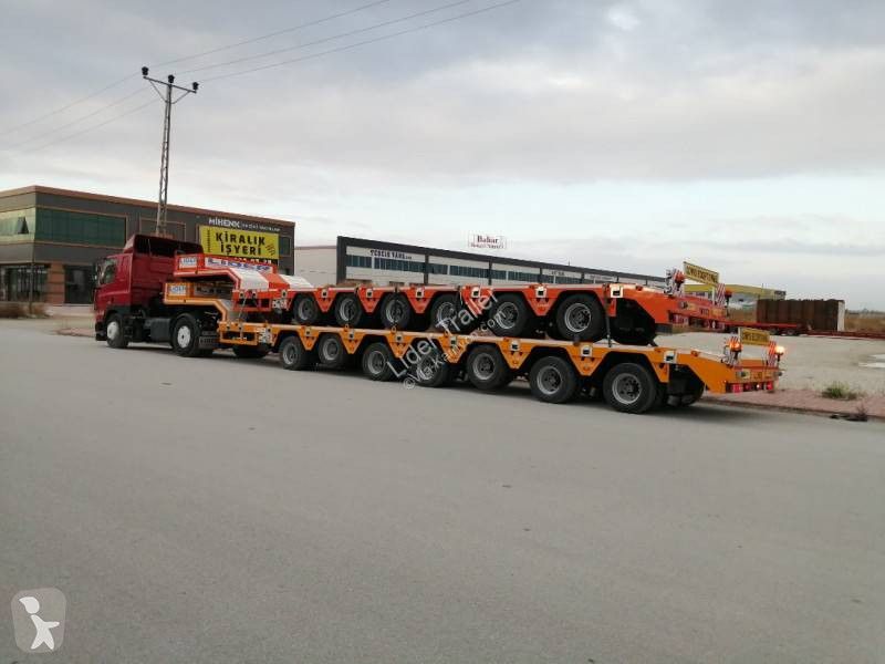 Semitrailer Lider Lowbed Prolongable ( 5 Axles...