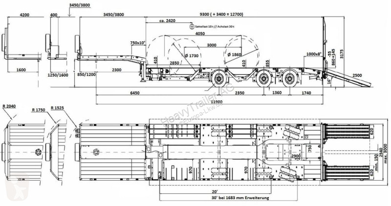 Semitrailer Faymonville MAX Trailer...