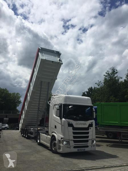 Semitrailer Granalu caisse 62M3 Benne ferraille...