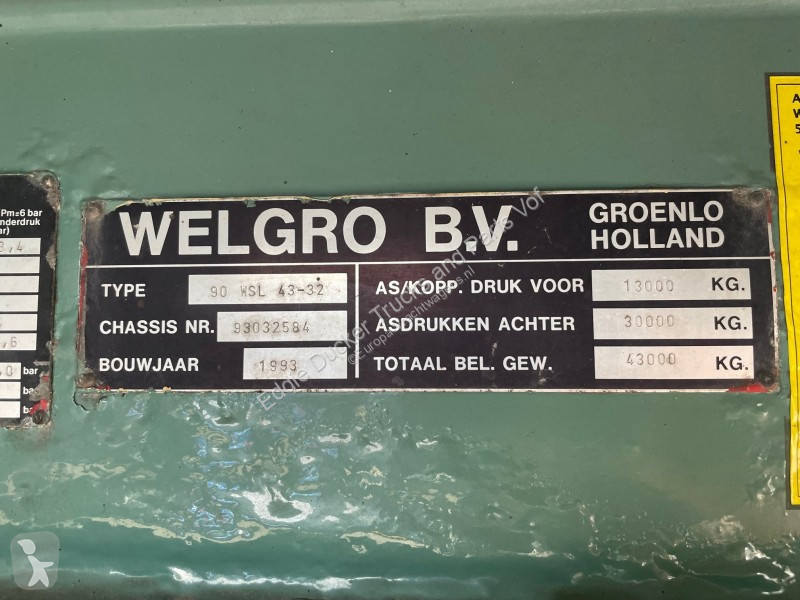 Semiremorca Welgro 90 WSL 43-32