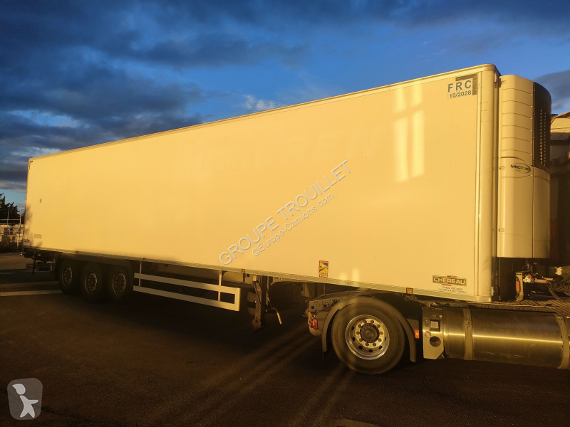 نصف مقطورة Trouillet 38 TONNES HAYON CAISSE...