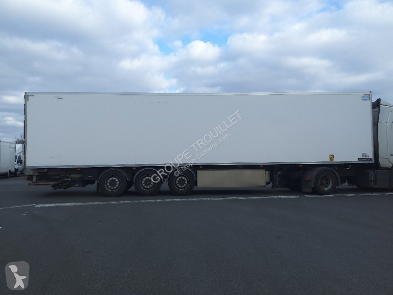 Semitrailer Trouillet FRIGO 38 TONNES HAYON...