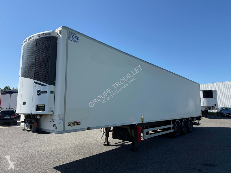 Semitrailer Trouillet FRIGO 38 TONNES HAYON...