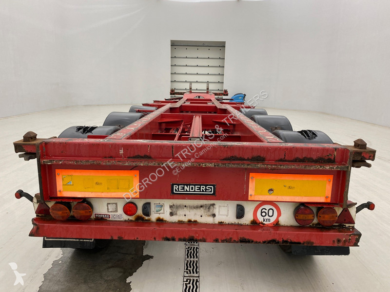 Semitrailer Renders Skelet 20-30-40 ft