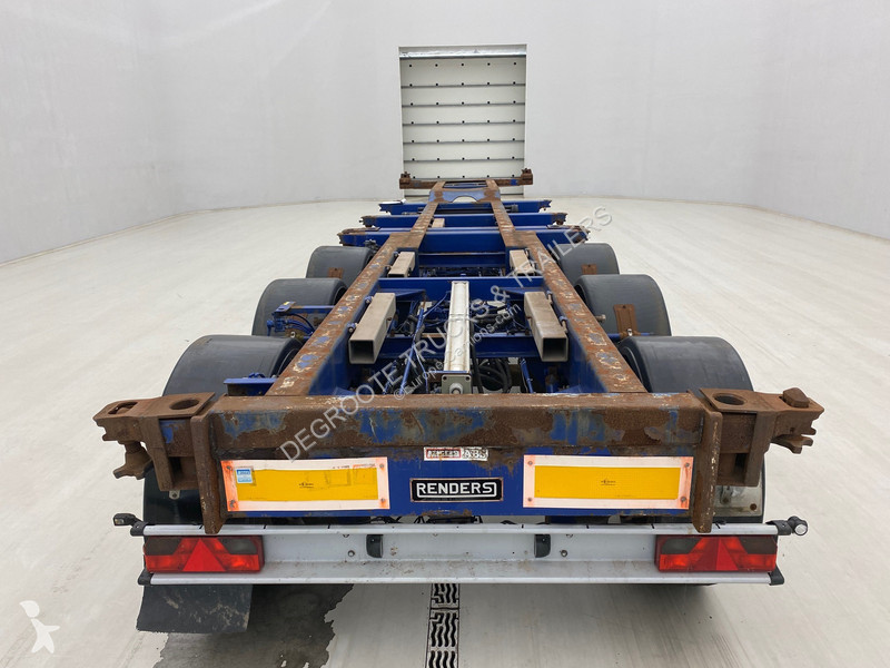 Semitrailer Renders Skelet 20-30-40 ft