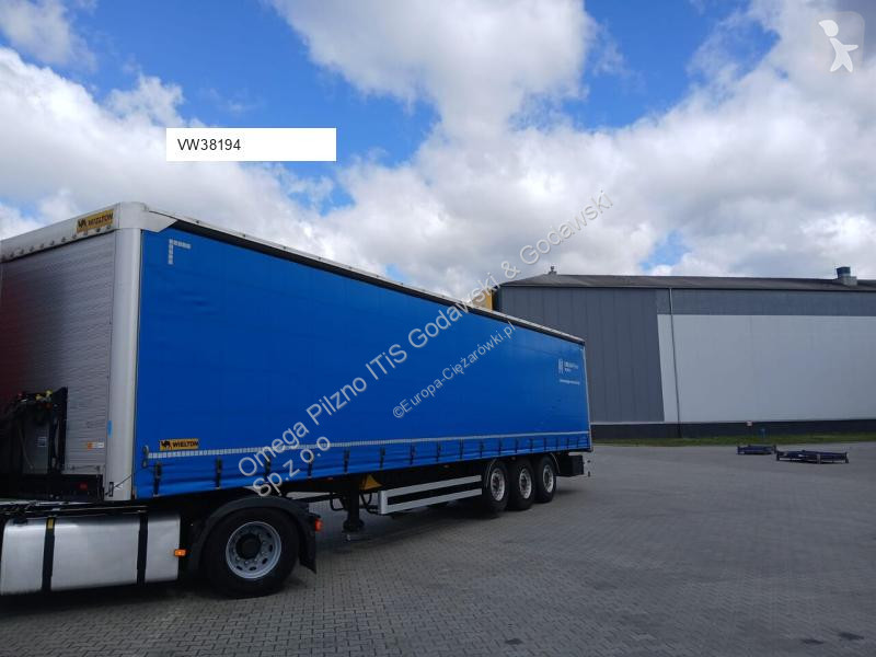 Semitrailer Wielton NS-3 Standard – podnoszona oś