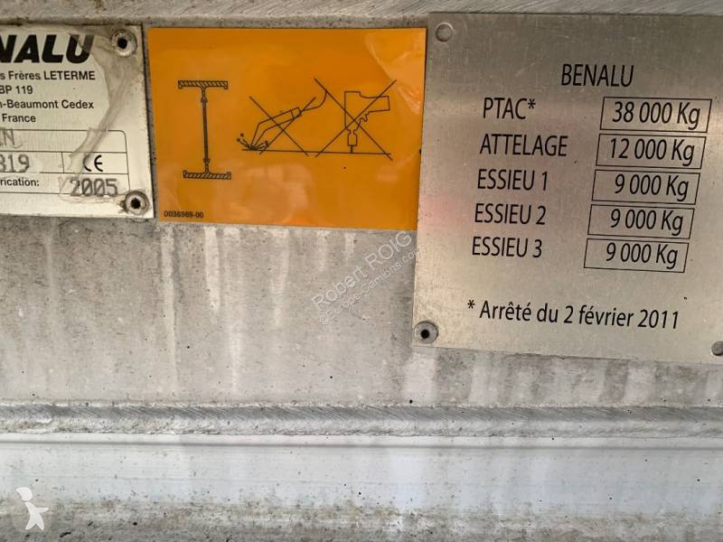 Semitrailer Benalu C34CSB01