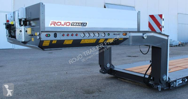 Semitrailer Rojo Trailer PORTE-ENGINS...