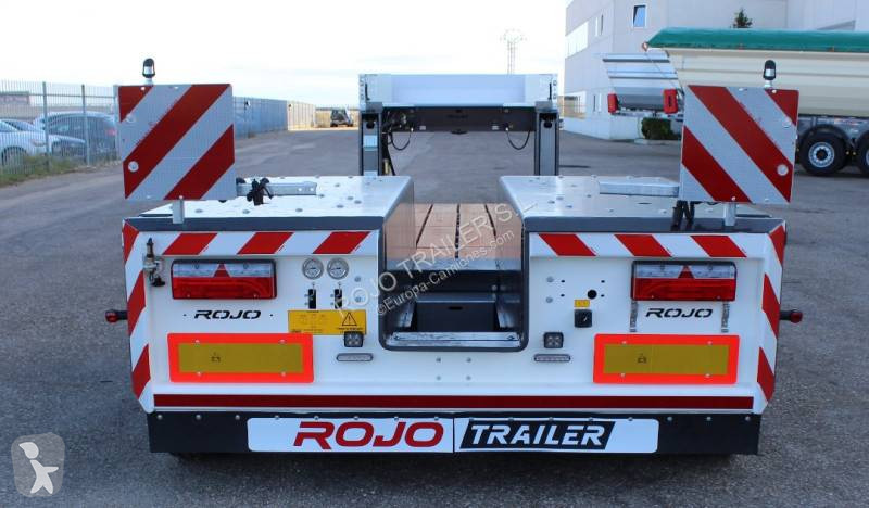 Semiremorca Rojo Trailer Semirremolque de cama...