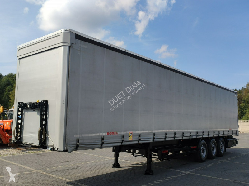 Semitrailer Kögel Coil mulda 3 Osie SAF Dach i...