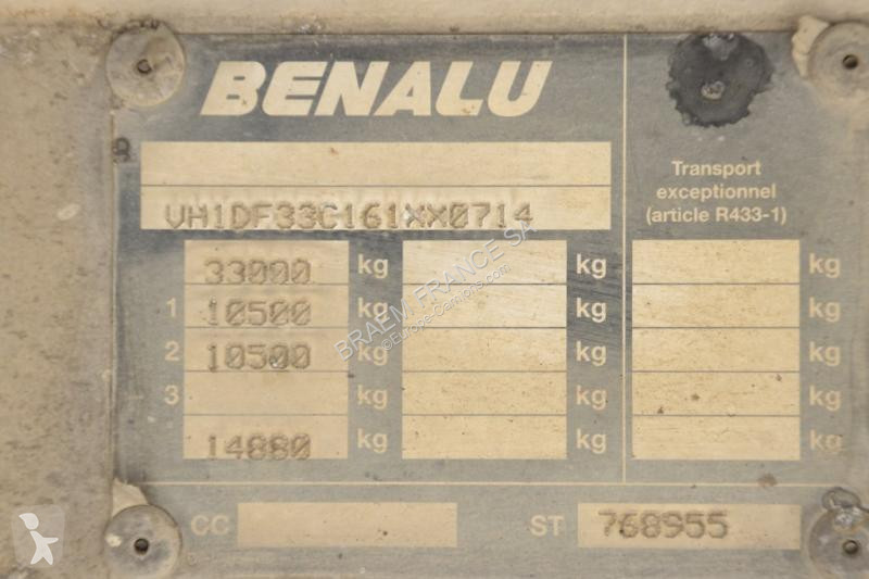 نصف مقطورة Benalu  ALU + 2X BLAD/BLAD-SPRING-STEEL