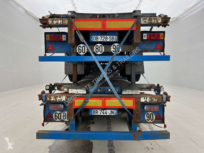 Oplegger Fruehauf Stack 4 x Skelet 2 x 20-40 ft