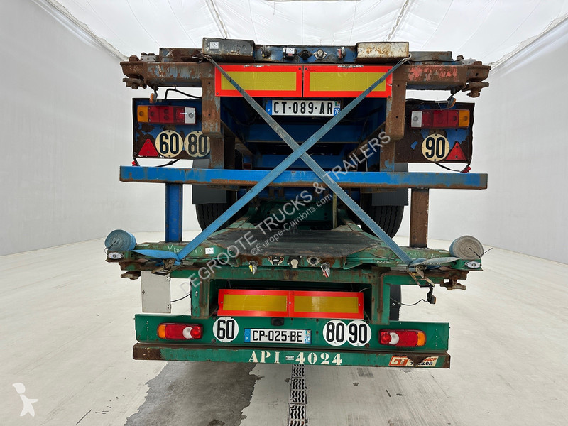 Oplegger Fruehauf 4x Skelet 2 x 20-40 ft