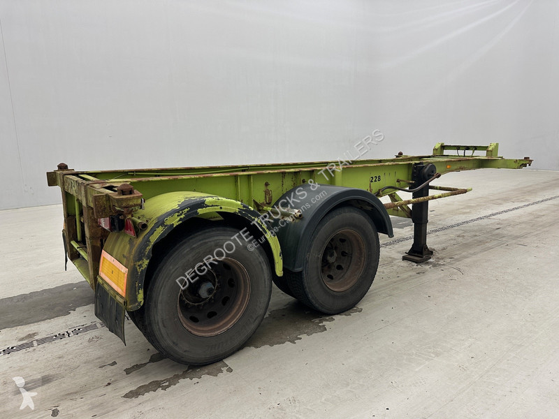 Semitrailer Pacton Skelet 20 ft