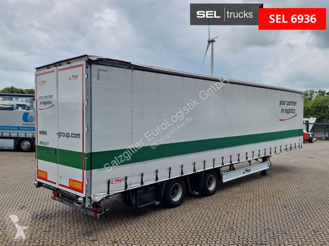 Semitrailer Fliegl SZS01 / Hubdach / Jumbo