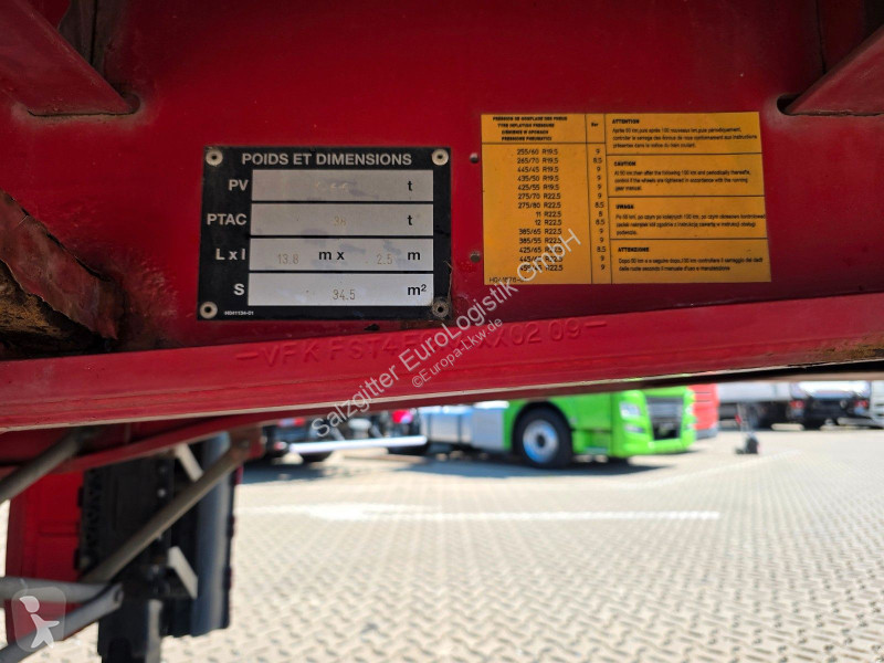 Návěs Fruehauf FST4FC | Lenkachse | Mit...