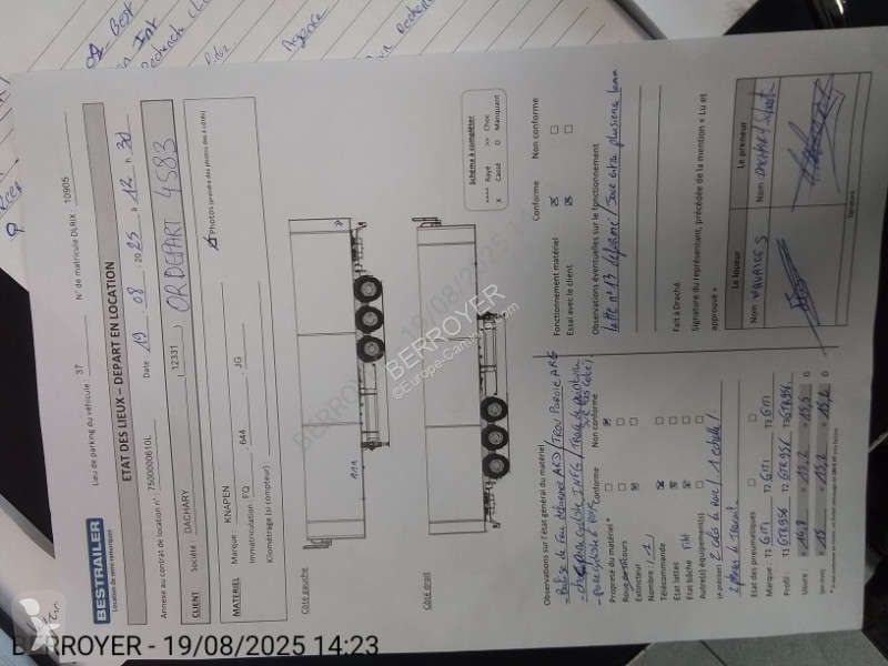 Semitrailer Knapen