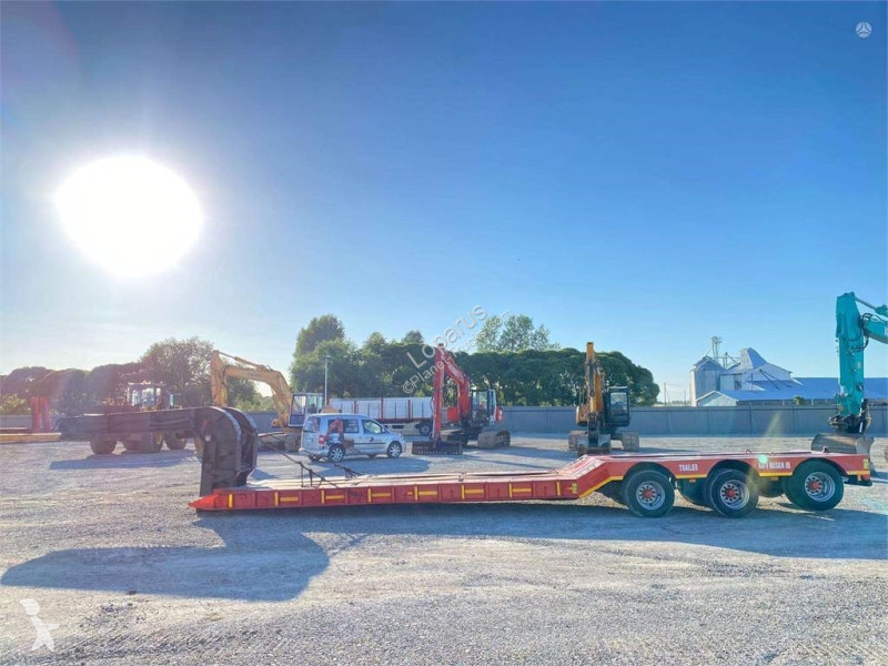Semirimorchio  Gooseneck lowbed , axle lift