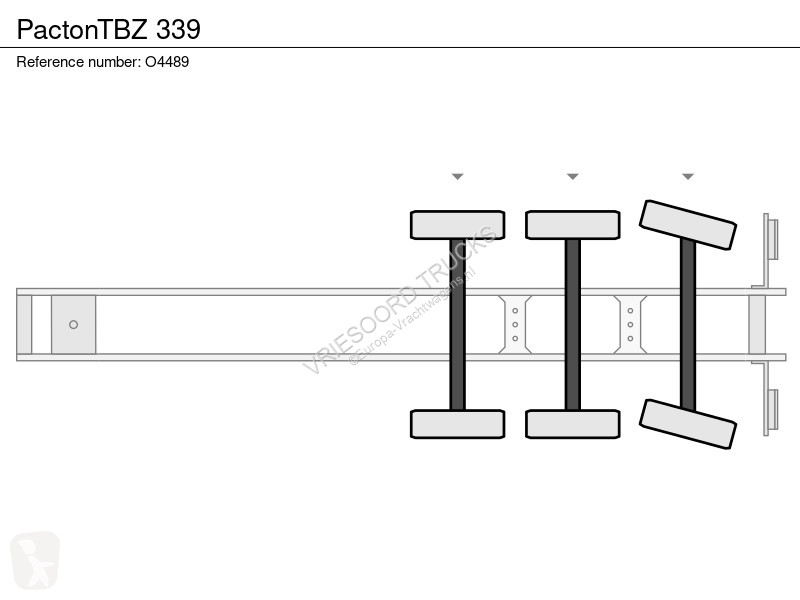 Semitrailer Pacton TBZ 339