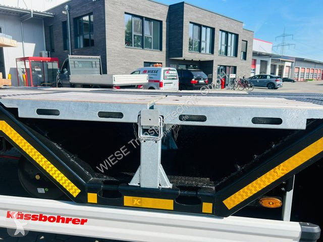 Semitrailer Kässbohrer Mega Tele HD Plattform...