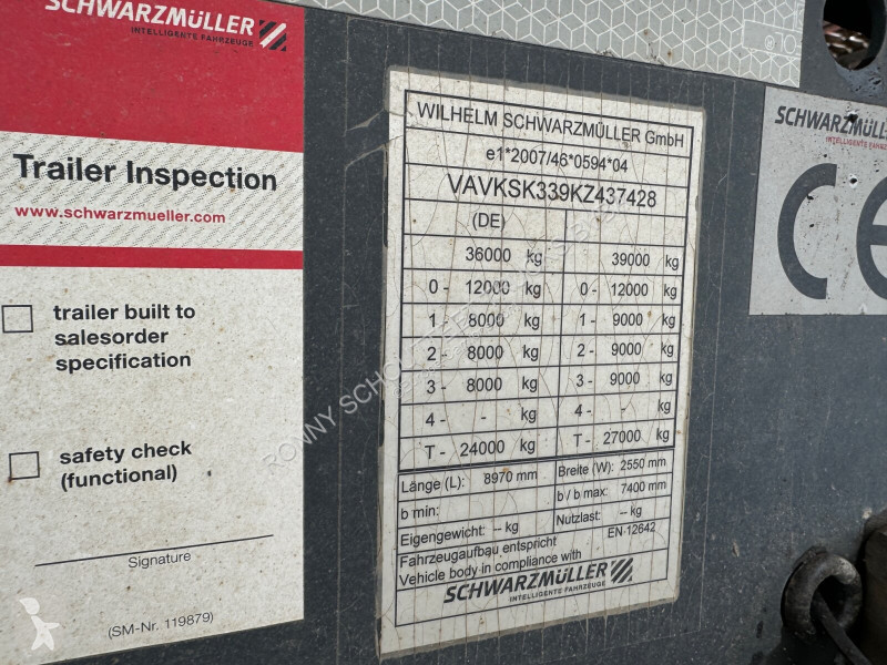 Semitrailer Schwarzmüller K-Serie Kippauflieger...