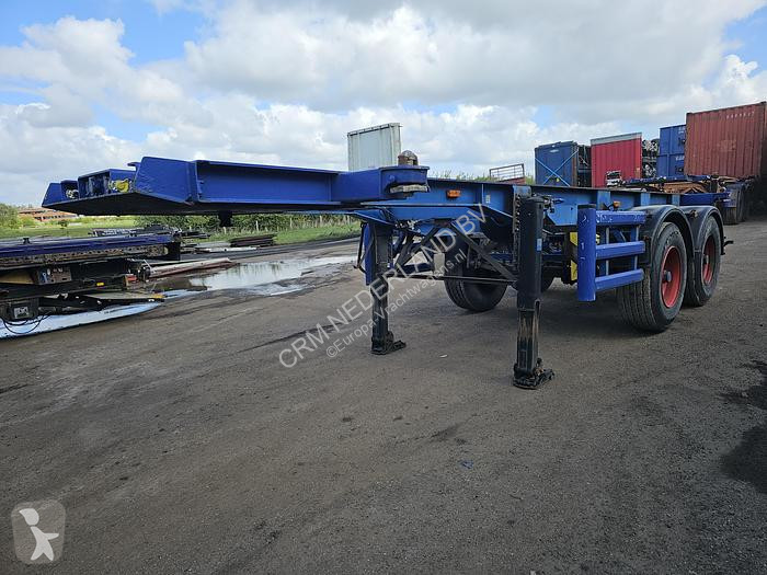 Semitrailer Renders 2 axle 20 ft container...