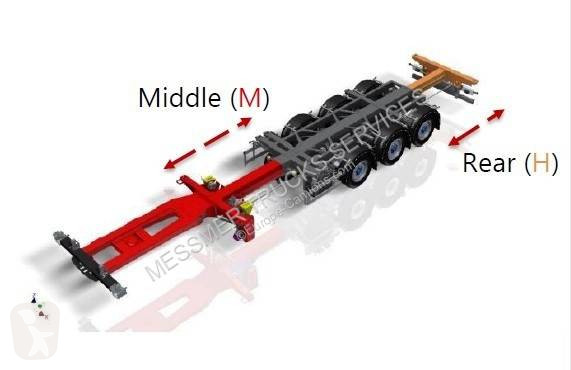 Semitrailer Kässbohrer 3 essieux - Extensible