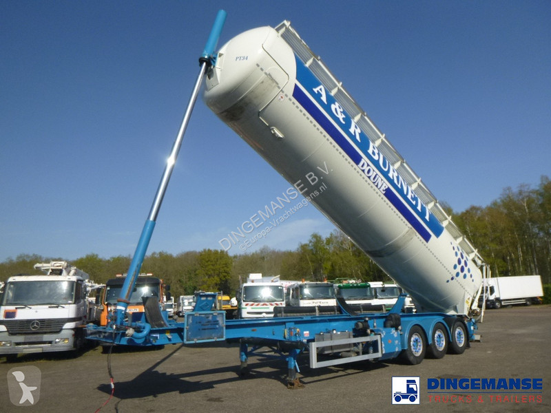 Semi reboque Feldbinder Powder tank alu 60 m3 /...