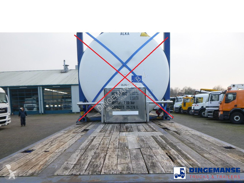 Sættevogn Tirsan 3 axle Platform trailer