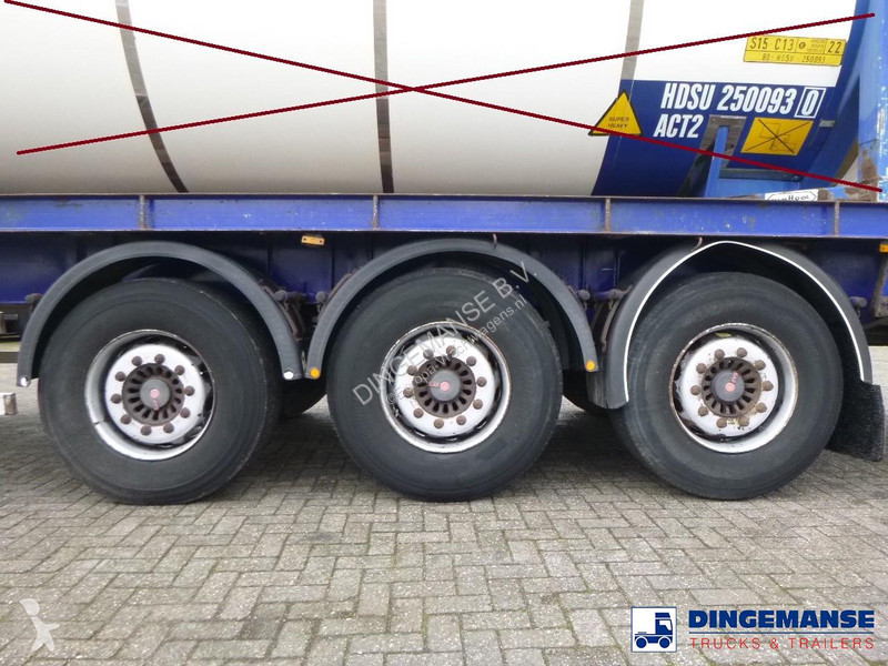 نصف مقطورة Tirsan 3 axle Platform trailer