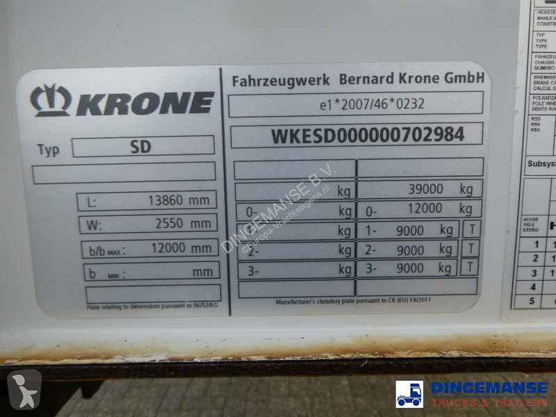 Semiremorca Krone Curtain side trailer