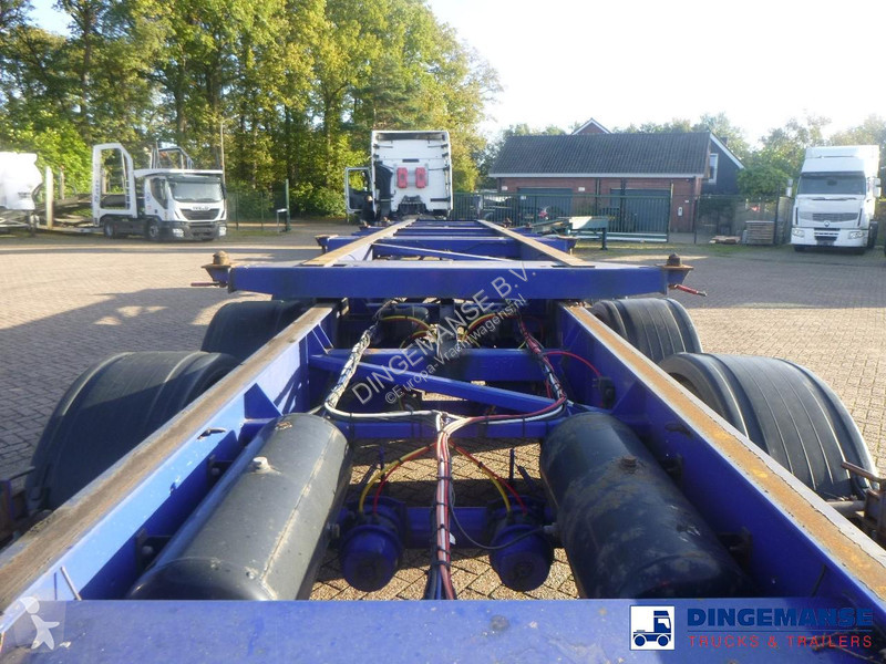 نصف مقطورة Dennison 3-axle container trailer...