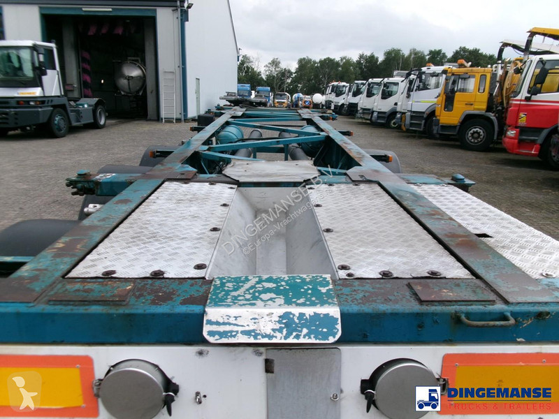 نصف مقطورة Van Hool 3-axle container chassis...