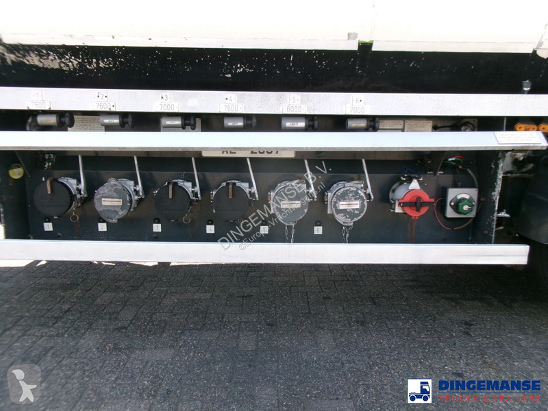 Oplegger  Fuel tank alu 42.8 m3 / 6 comp + pump