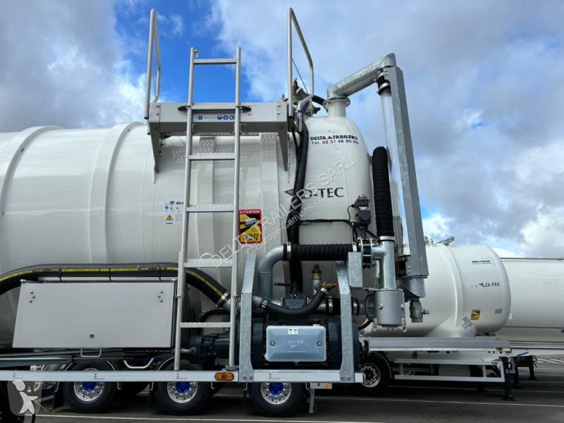 Semitrailer D-TEC 30,5m3 sous vide en inox...