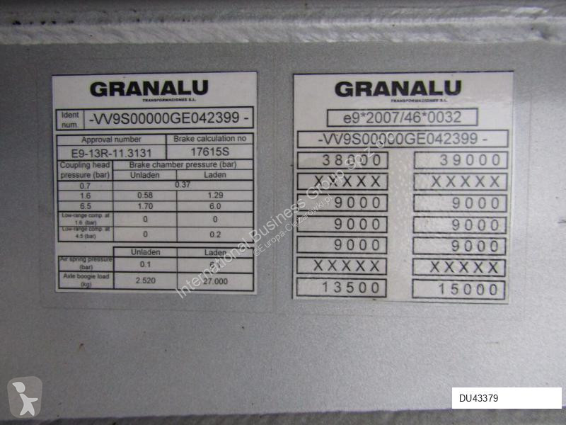 Полуремарке Granalu S3NA10 / 27m3 / ALUMINIOWA...