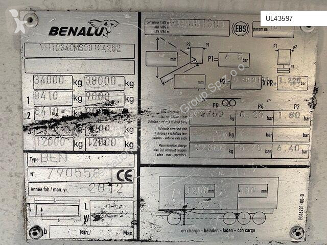 نصف مقطورة Benalu C34CMS01 / ALUMINIOWA / 4800...