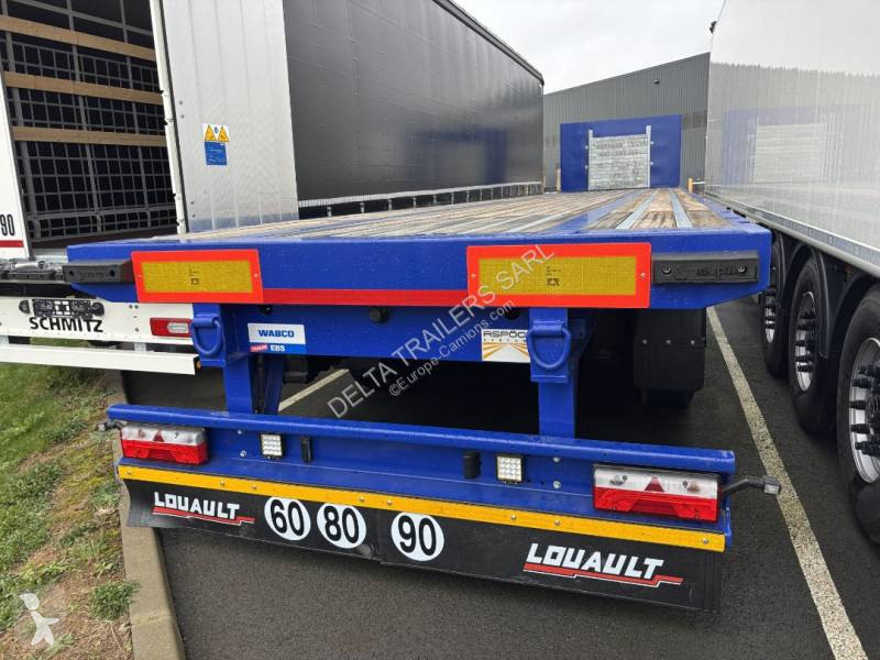 Semitrailer Louault Plateau renforcé plancher...