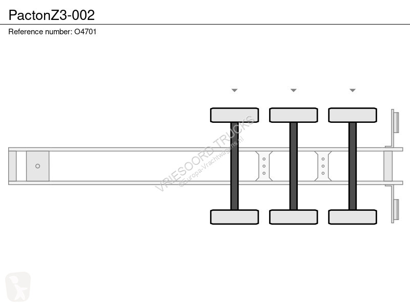 Semitrailer Pacton Z3-002