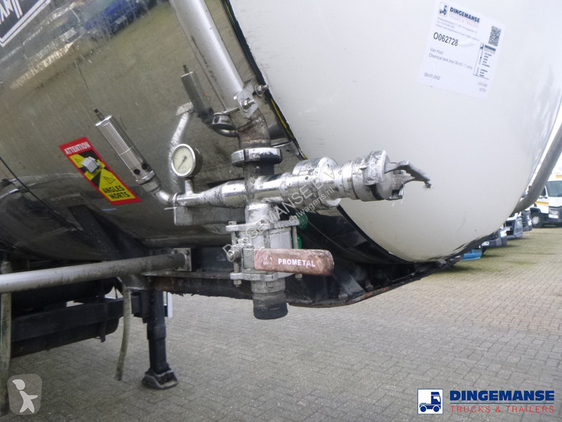 Semitrailer Van Hool Chemical tank inox 30 m3 /...
