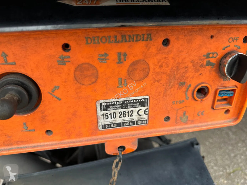 Semitrailer Van Hool 3 assige kasten trailer...