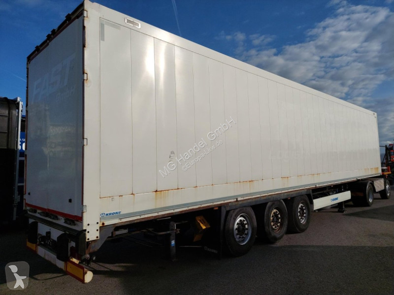 Semitrailer Krone SDK27 Kofferauflieger, Liftachse