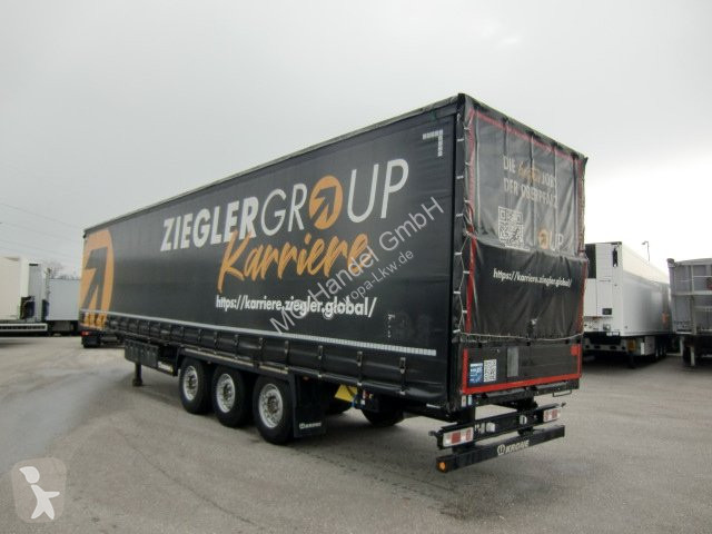 Semitrailer Krone SD Planenauflieger Liftachse,...