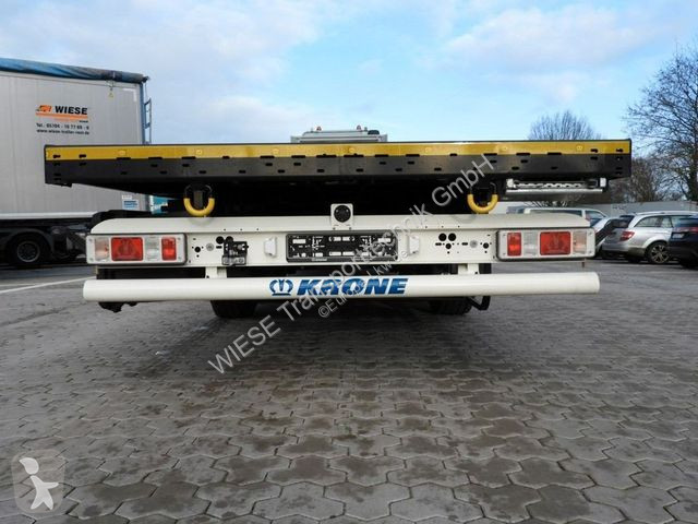 Semitrailer Krone 27 Plattform Auflieger