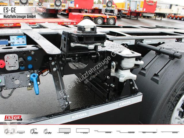 Semiremorca Kögel PORT 45 TRIPLEX Containerchassis
