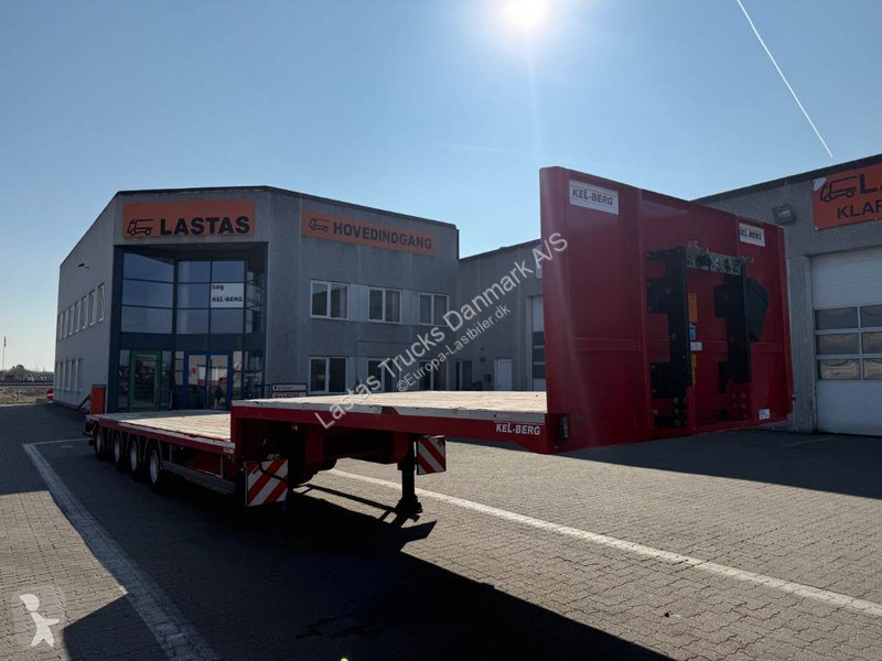 Semitrailer Kel-Berg 4-axle Step deck...